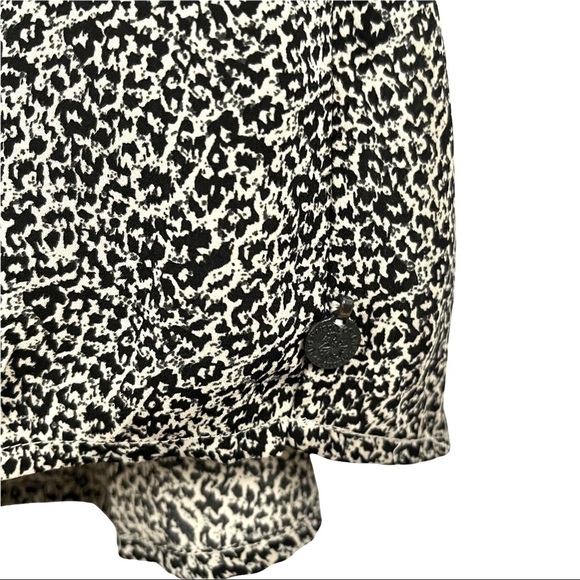 MAISON SCOTCH / SCOTCH & SODA mesh trim leopard print top - Picture 4 of 7
